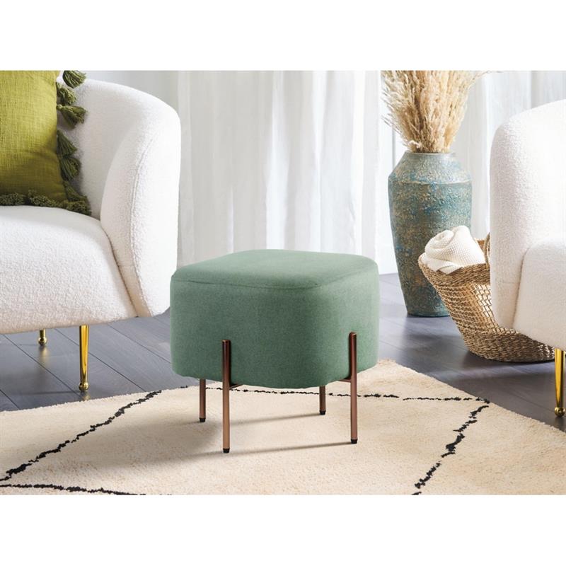KATE POUF QUADRATO VERDE 41X41X41 CM