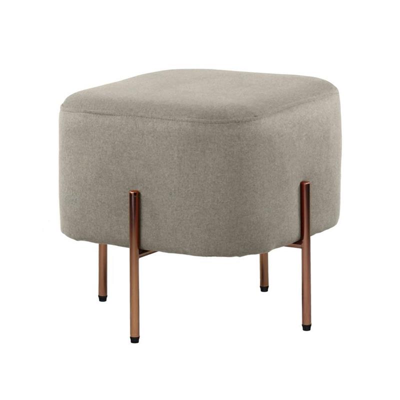 KATE POUF QUADRATO GRIGIO SCURO 41X41X41 CM