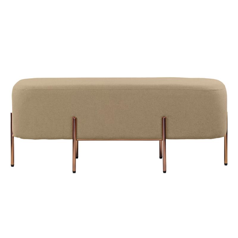 KATE POUF RETTANGOLARE BEIGE 97X39X40 CM