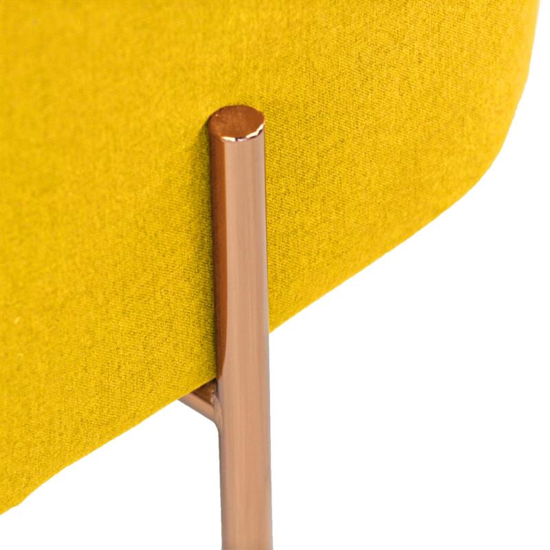KATE POUF RETTANGOLARE GIALLO 97X39X40 CM