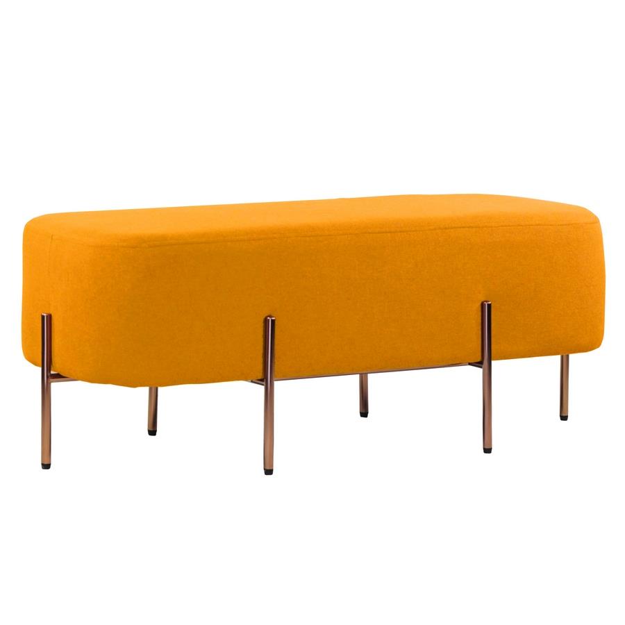 KATE POUF RETTANGOLARE ARANCIO 97X39X40 CM