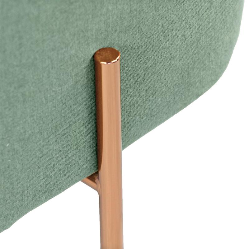 KATE POUF RETTANGOLARE VERDE 97X39X40 CM