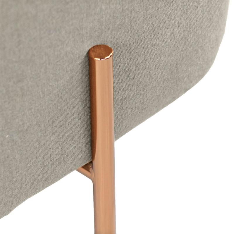 KATE POUF RETTANGOLARE GRIGIO SCURO 97X39X40 CM