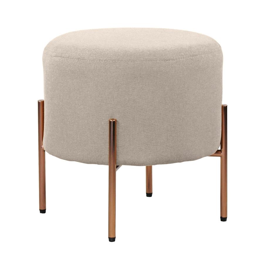 KATE POUF TONDO GRIGIO 40X40X40 CM