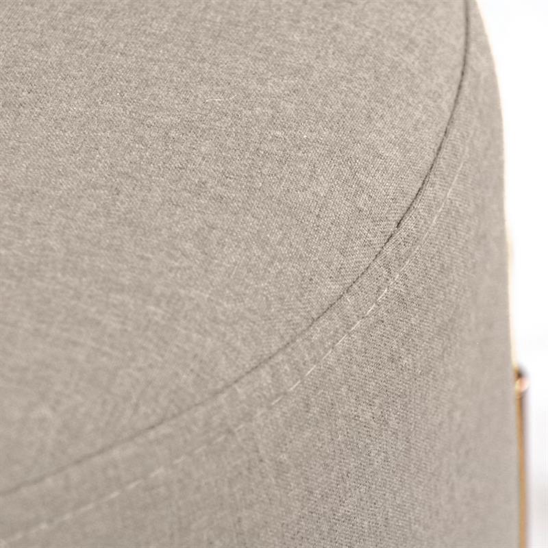 KATE POUF TONDO GRIGIO 40X40X40 CM