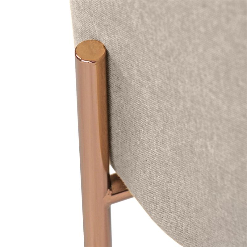 KATE POUF TONDO GRIGIO 40X40X40 CM
