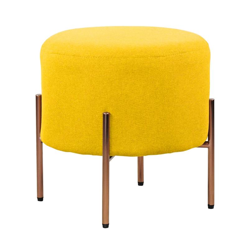 KATE POUF TONDO GIALLO 40X40X40 CM