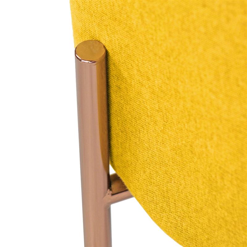 KATE POUF TONDO GIALLO 40X40X40 CM