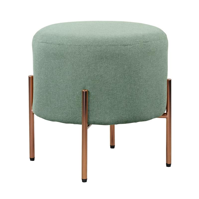 KATE POUF TONDO VERDE 40X40X40 CM