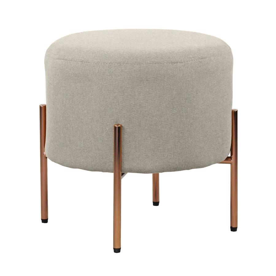KATE POUF TONDO GRIGIO SCURO 40X40X40 CM
