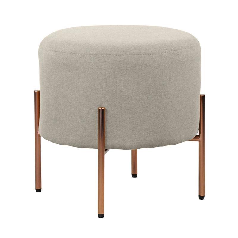 KATE POUF TONDO GRIGIO SCURO 40X40X40 CM