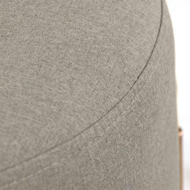 KATE POUF TONDO GRIGIO SCURO 40X40X40 CM