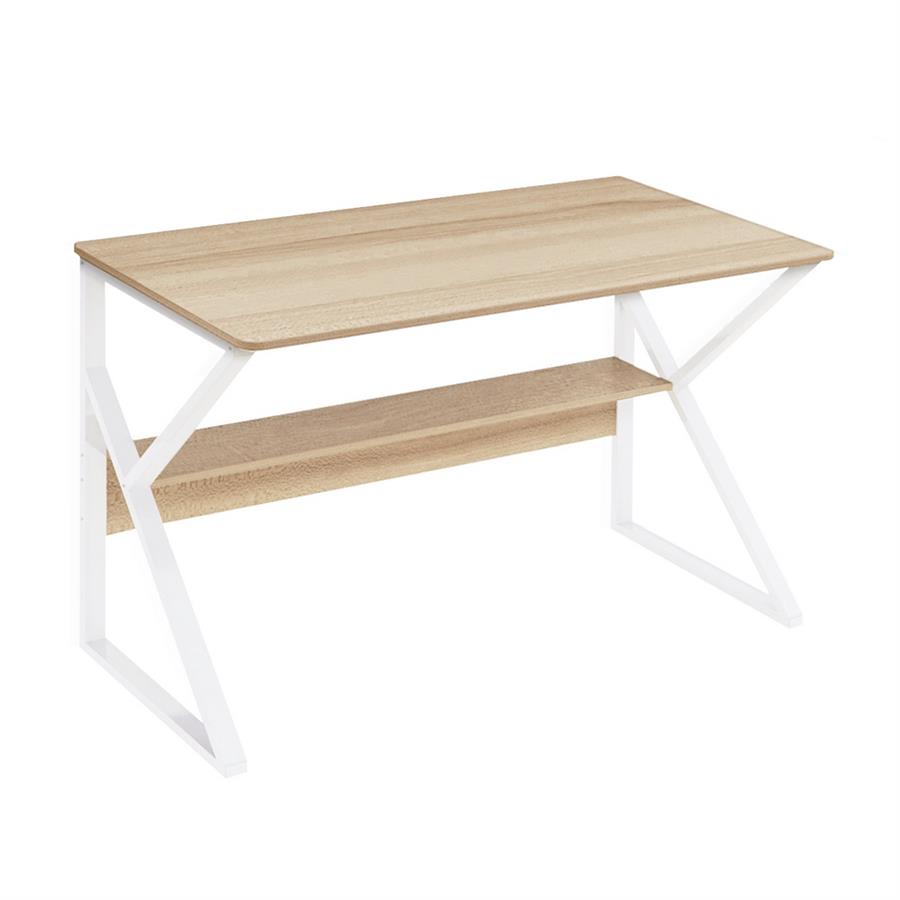 LFF SCRIVANIA PILLAI BIANCO/FRASSINO  120*60*72