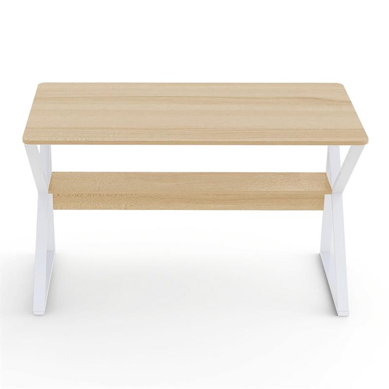 LFF SCRIVANIA PILLAI BIANCO/FRASSINO  120*60*72