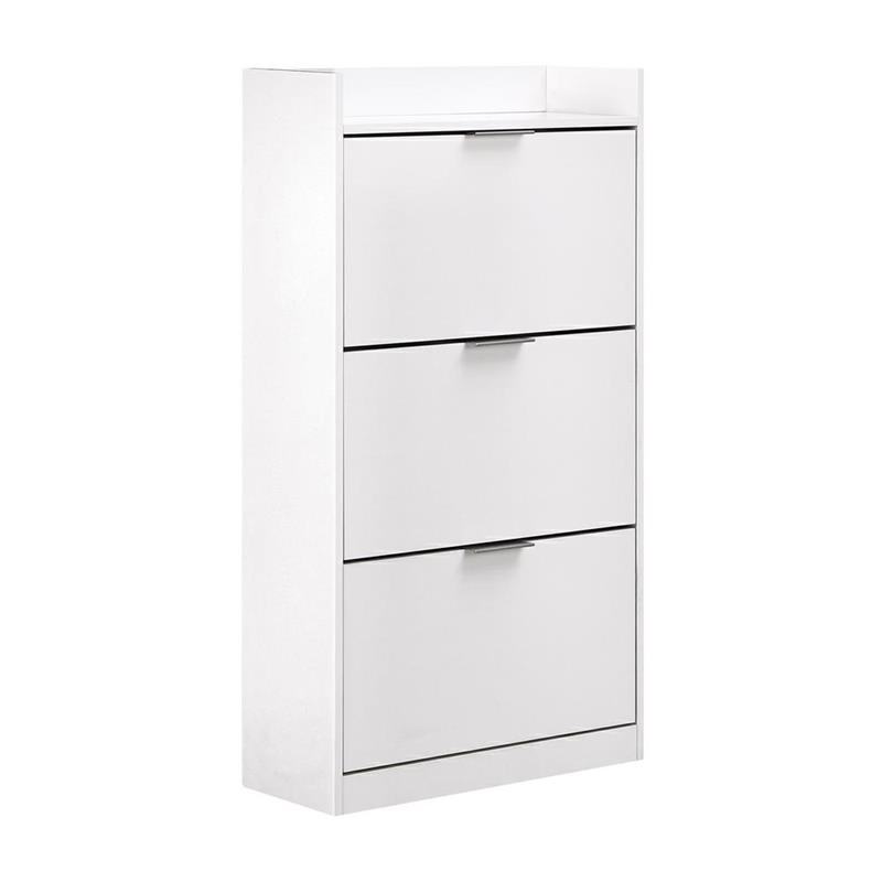 MARTA SCARPIERA 3 ANTE BIANCA 63X24X115 CM