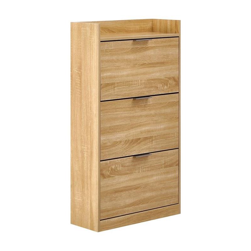 MARTA SCARPIERA 3 ANTE ROVERE 63X24X115 CM