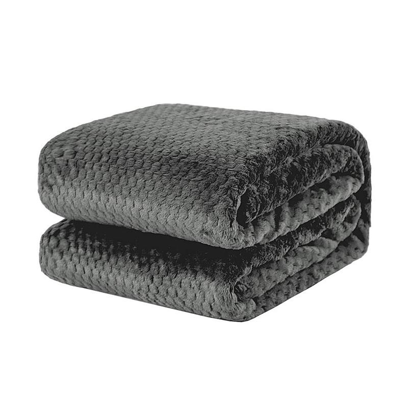 COPERTA DARK GREY 127X152 CM