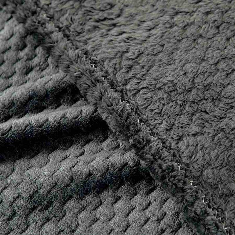COPERTA DARK GREY 127X152 CM
