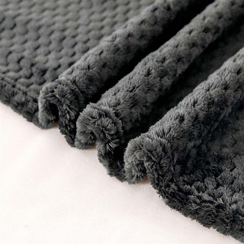 COPERTA DARK GREY 150X180 CM