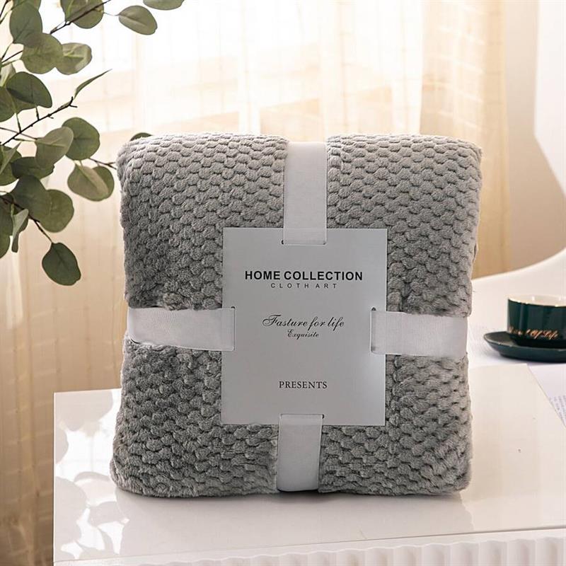 COPERTA LIGHT GREY 150X180 CM