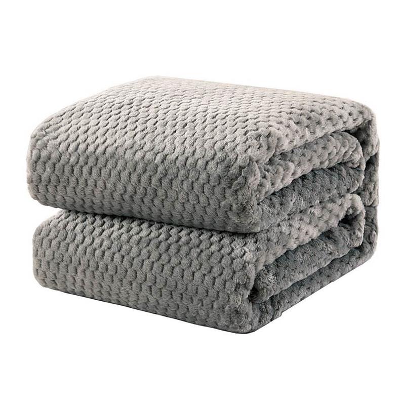 COPERTA LIGHT GREY 150X180 CM