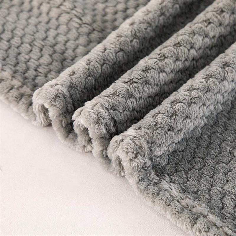 COPERTA LIGHT GREY 150X180 CM