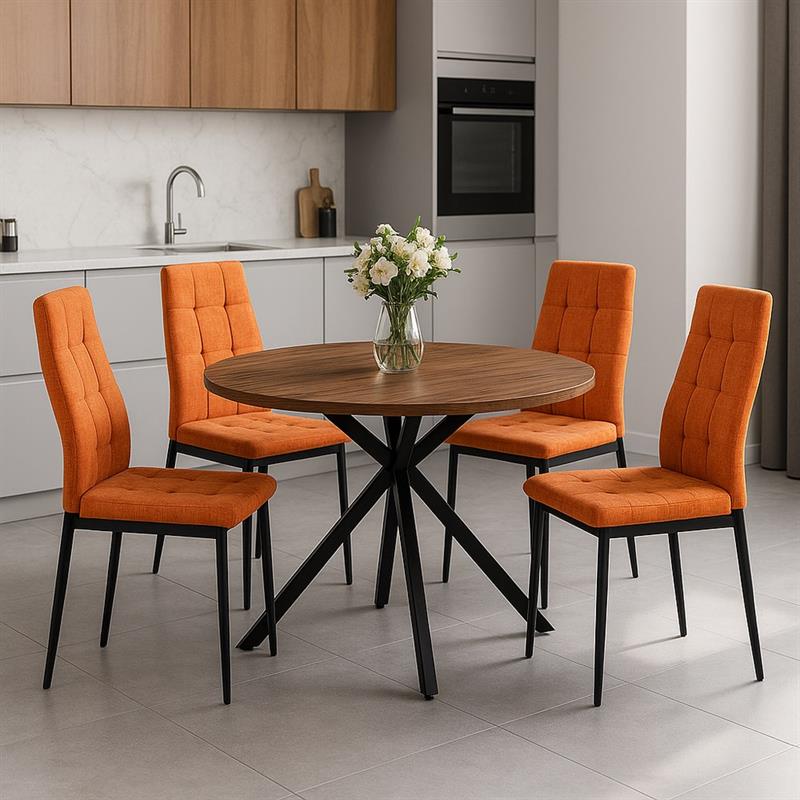 MILANO SEDIA 4PCS ARANCIO TYN997