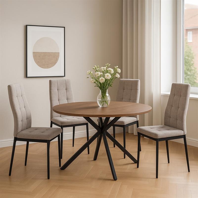 MILANO SEDIA 4PCS MARRONE TYN997-19