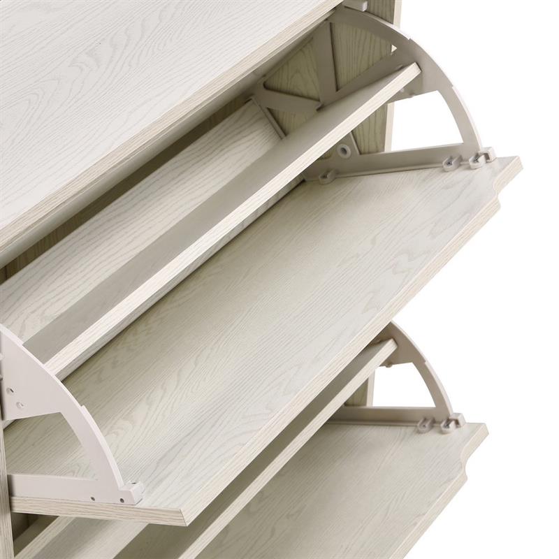 DIANA SCARPIERA.2 ROVERE SBIANCATO 63X24X80 CM