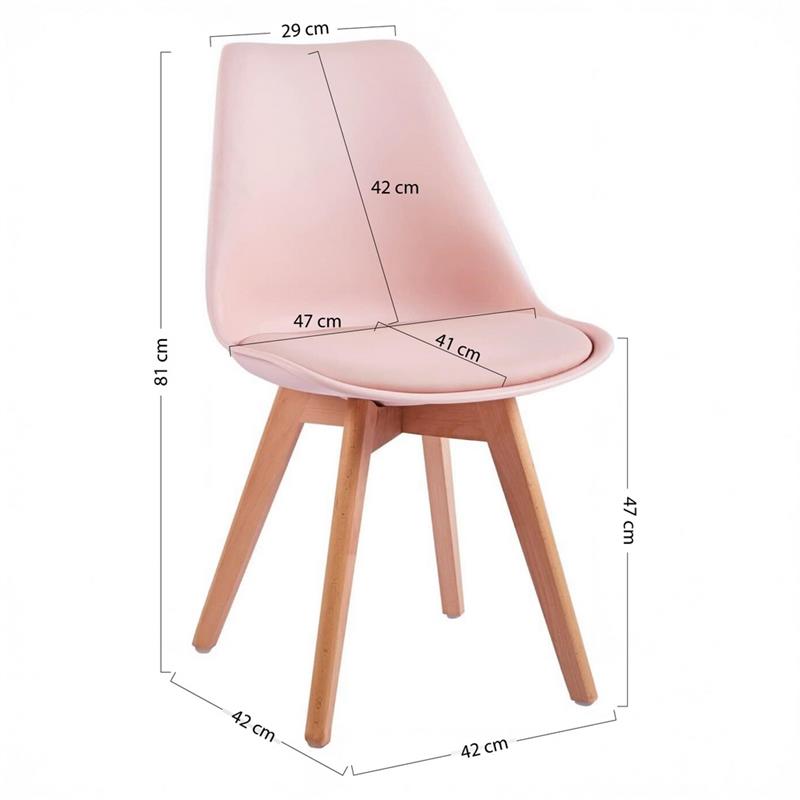 CANDICE SEDIA ROSA #70095