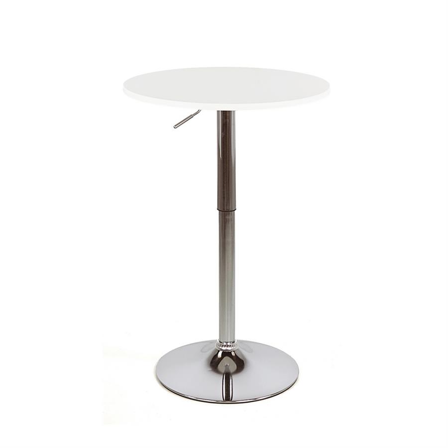 LEON TAVOLO BAR BIANCO 60X60X70,5-91,5 CM