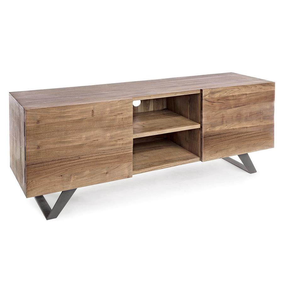ACHILLE MOBILE TV ACACIA 160X44X65CM
