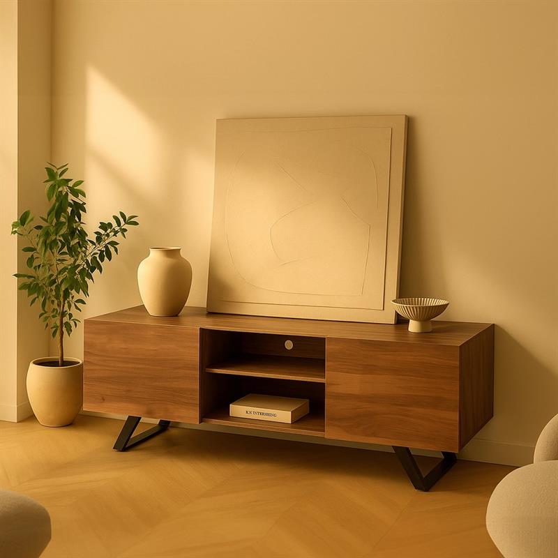 ACHILLE MOBILE TV ACACIA 160X44X65CM