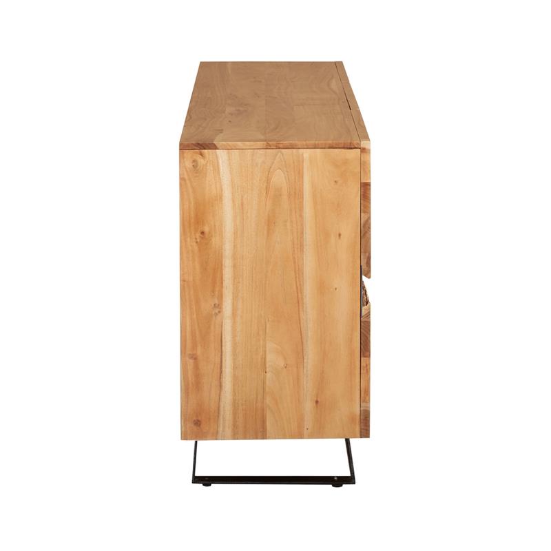 ACHILLE MADIA 3/A ACACIA METALLO 145X43X85CM