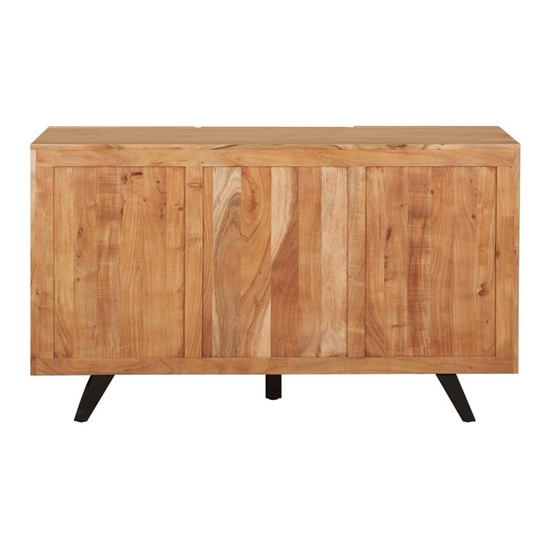 ACHILLE MADIA 3/A ACACIA METALLO 145X43X85CM