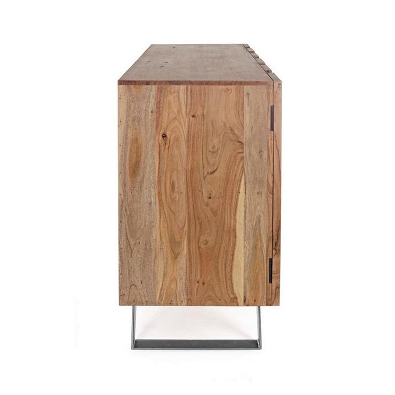 ACHILLE MADIA 3/A ACACIA METALLO 145X45X90CM