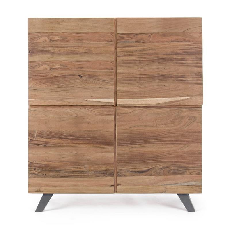 ACHILLE CREDENZA ALTA 4/A ACACIA 118X45X138CM