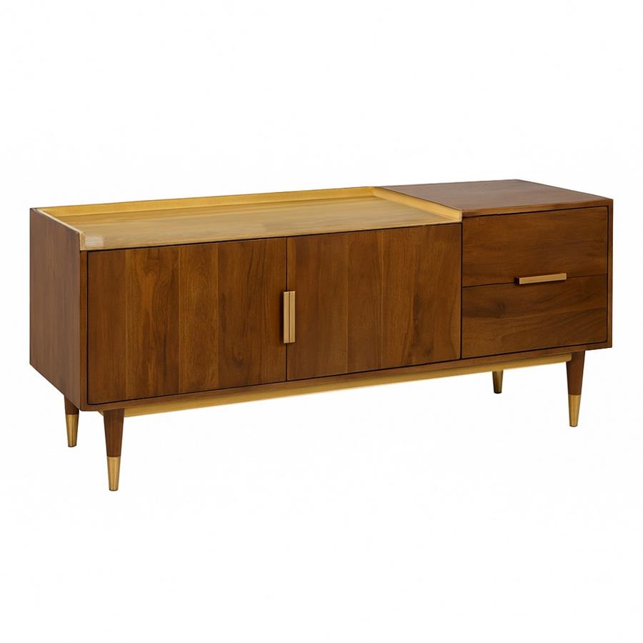 LAXMI MANGO CREDENZA 2 ANTE 2 CASSETTI (TOP GOLDEN VASSOIO)