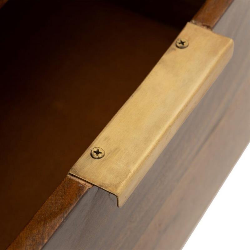 LAXMI MANGO CREDENZA 2 ANTE 2 CASSETTI (TOP GOLDEN VASSOIO)