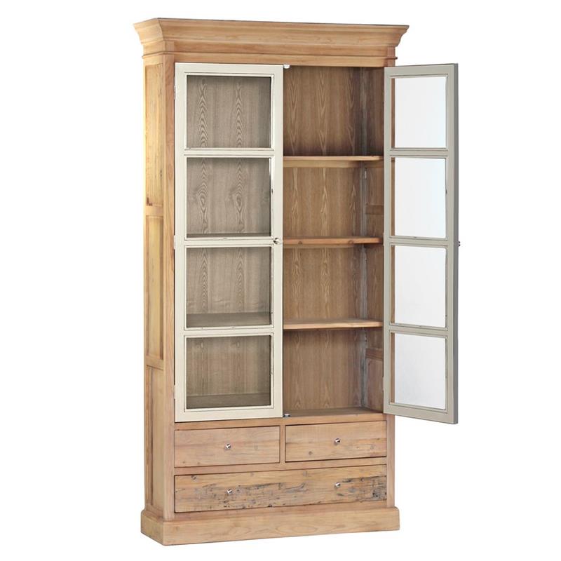 CREDENZA OLMO ACCIAIO 118X47X220 CM