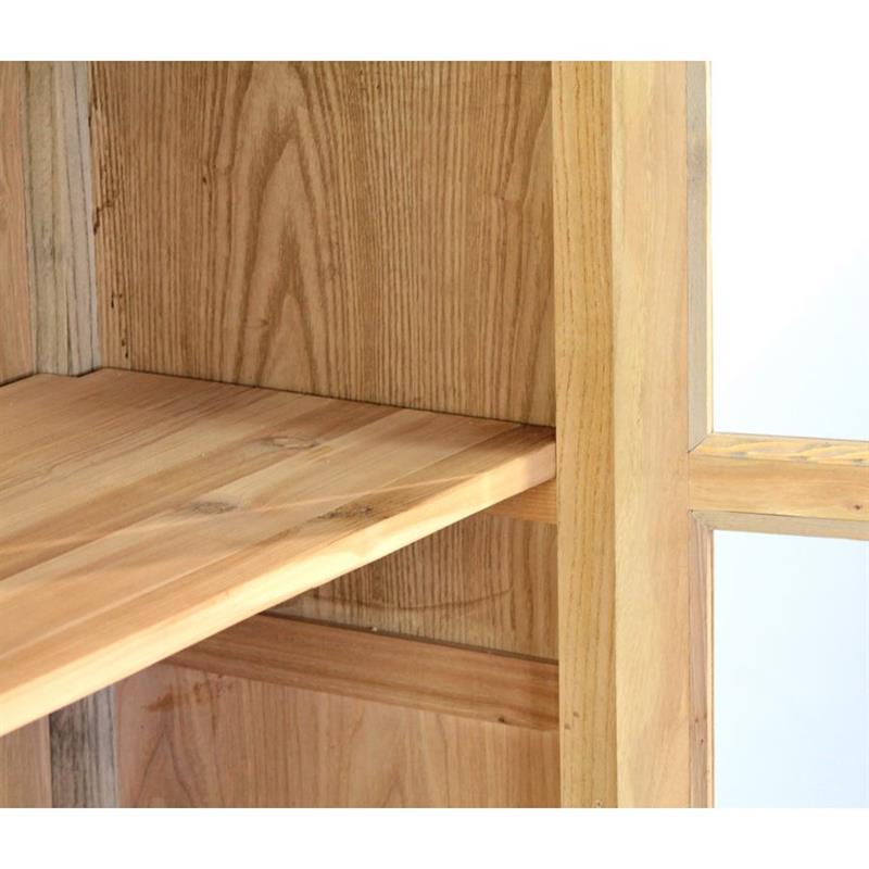 CREDENZA OLMO ACCIAIO 118X47X220 CM