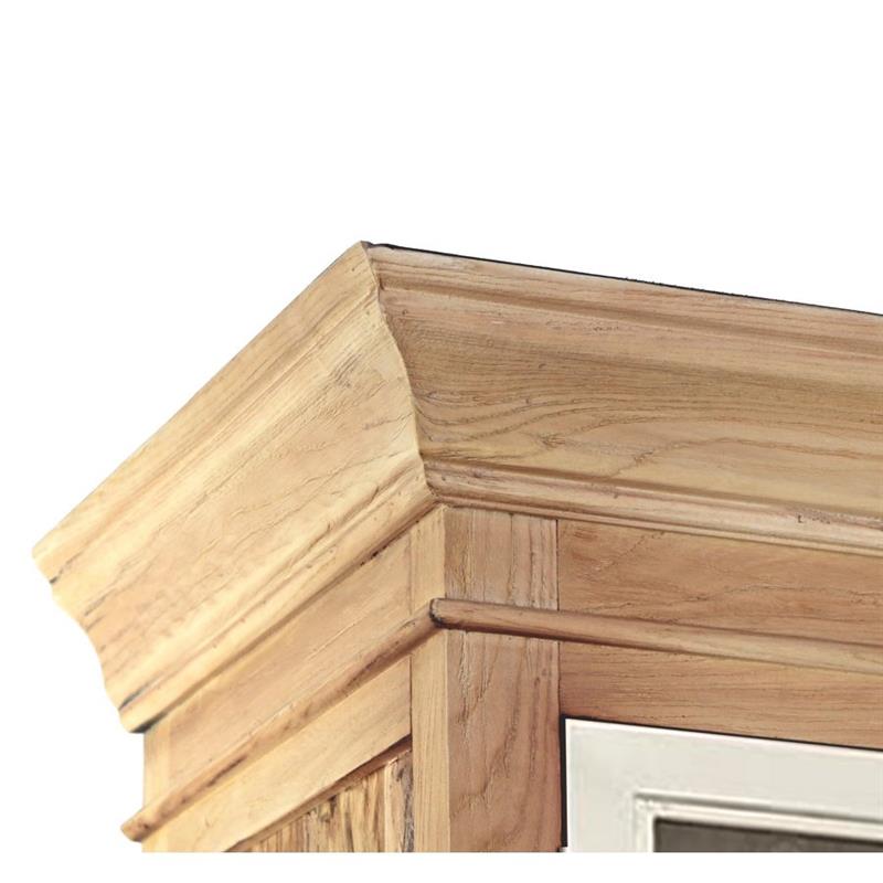 CREDENZA OLMO ACCIAIO 118X47X220 CM
