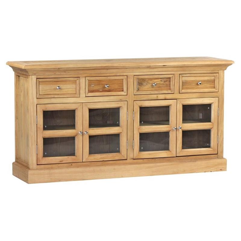 CREDENZA OLMO + VETRO 170*45*87