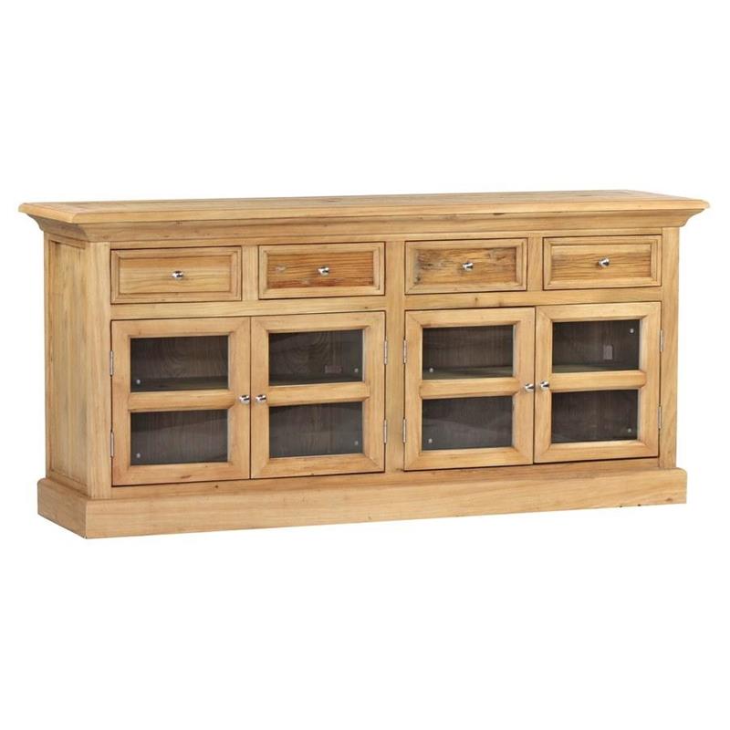 CREDENZA OLMO + VETRO 210*45*87