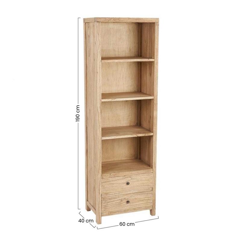 ZEN MOBILE RIPIANI 2/C MANGO 60X40X190CM