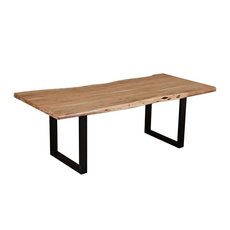 ACHILLE TAVOLO PRANZO GAMBE DRITTE ACACIA 220X100X78CM