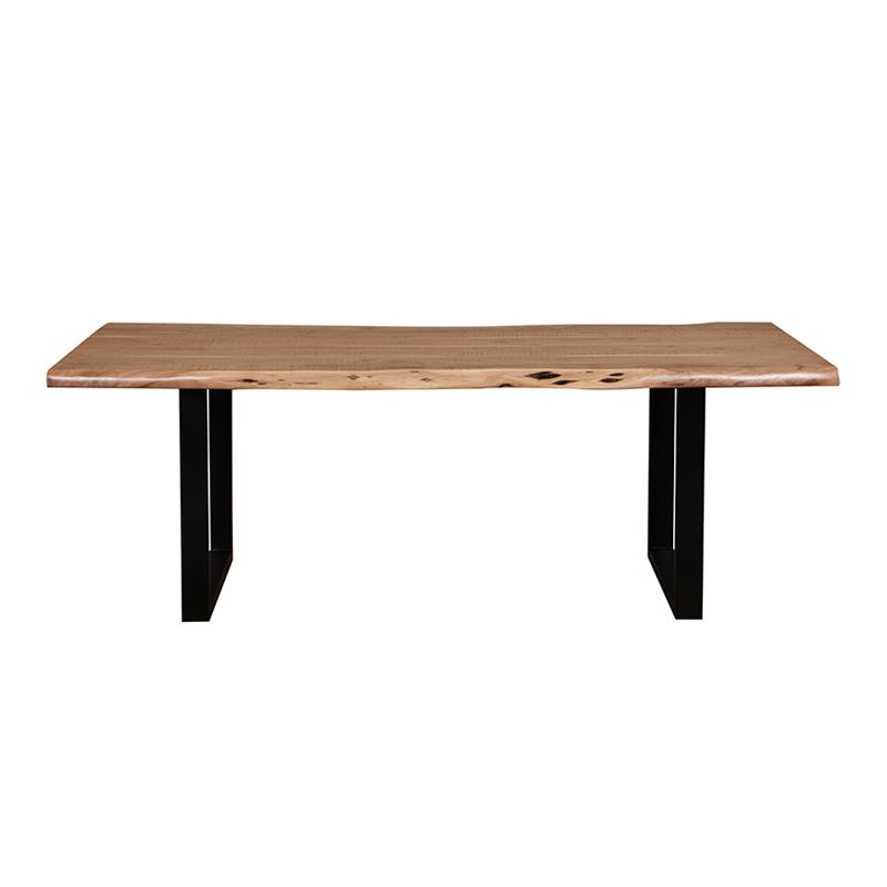 ACHILLE TAVOLO PRANZO GAMBE DRITTE ACACIA 220X100X78CM