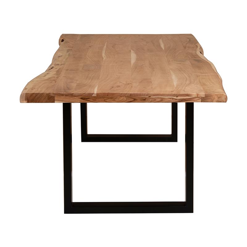 ACHILLE TAVOLO PRANZO GAMBE DRITTE ACACIA 220X100X78CM