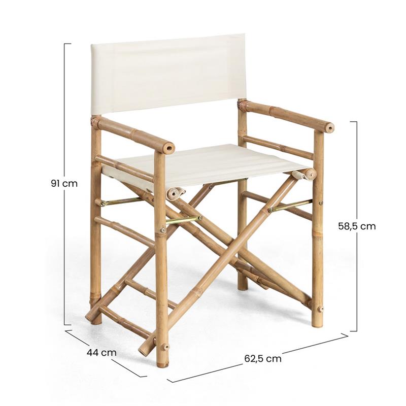 BAMBOO SEDIA REGISTA ECRU