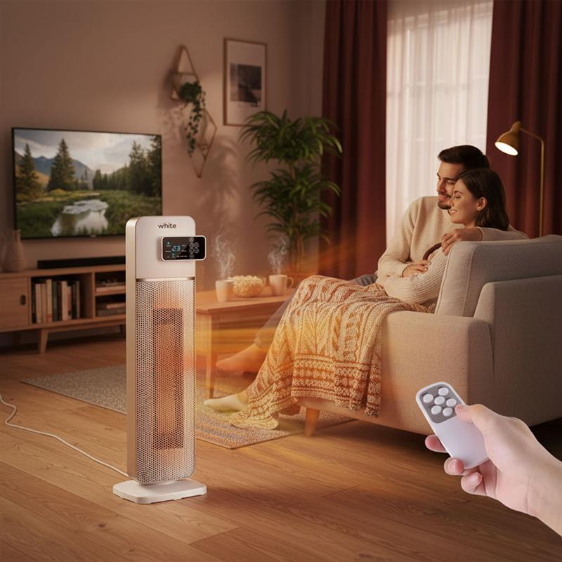 WHITE STUFA ELETTRICA A TORRE